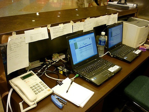 Hard at work
